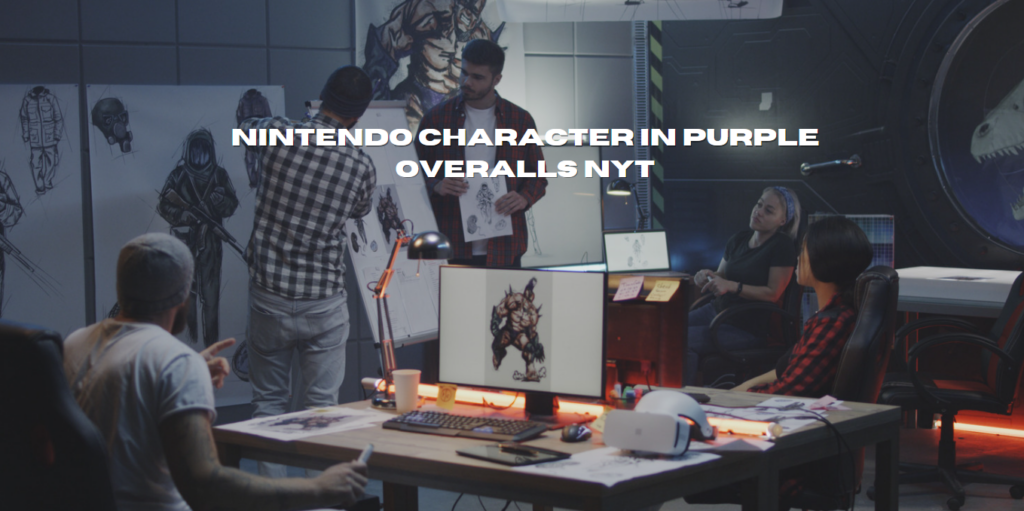 Nintendo Character in Purple Overalls NYT