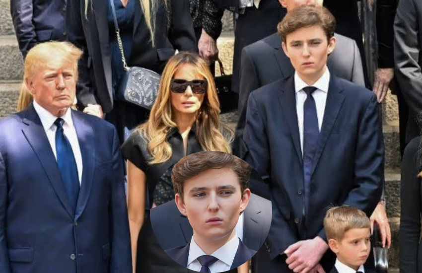 barron trump height